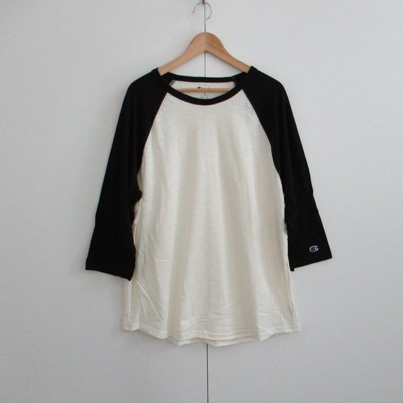 Champion Baseball Tshirt Raglan Size XL - Picture 12 of 12